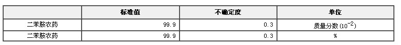 二苯胺农药纯度标准物质