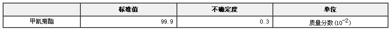 甲氰菊酯农药纯度标准物质