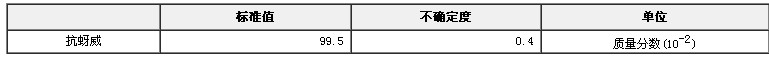 抗蚜威农药纯度标准物质