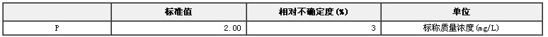 模拟天然水磷溶液成分分析标准物质