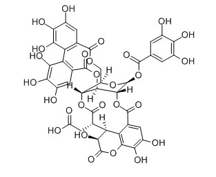 诃子鞣质对照品分子结构图