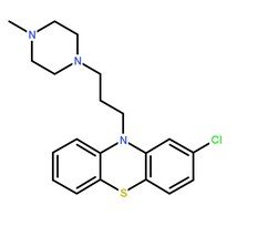 奋乃静分子结构图