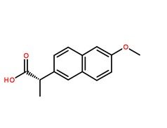 萘普生分子结构图
