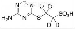 2-(4-Amino-1,3,5-triazin-2-yl)sulfanylethanesulfonic Acid-d4