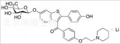 Raloxifene 6-β-D-Glucuronide Lithium Salt