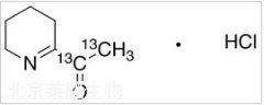 2-Acetyl-3,4,5,6-tetrahydropyridine-13C2 Hydrochloride (Technical Grade)