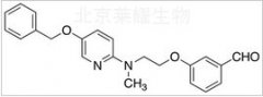 4-{2-[(5-Benzyloxypyridin-2-yl)methylamino]ethoxy}benzaldehyde