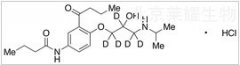 rac 3-Deacetyl-3-butanoyl Acebutolol-d5 Hydrochloride