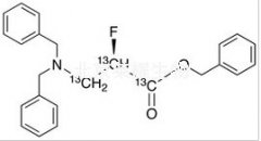 Benzyl (2R)-3-N,N-Dibenzylamino-2-fluoropropanoate-13C3