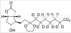 (3aR,4R,5R,6aS)-4-[3-(Ethyleneketal)decanyl]hexahydro-5-hydroxy-2H-cyclopenta[b]furan-2-on