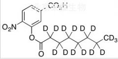 4-Nitro-3-[(1-oxooctyl)oxy]benzoic Acid-D15