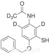 2-Benzyloxy-5-acetaminobenzenethiol-d5标准品