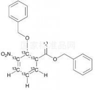 2-Benzyloxy-3-nitro-benzoic Acid-13C6 Benzyl Ester
