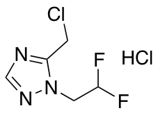 5-(chloromethyl)-1-(2,2-difluoroethyl)-1H-1,2,4-triazole Hydrochloride