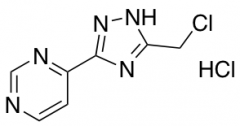 4-[5-(Chloromethyl)-1H-1,2,4-triazol-3-yl-pyrimidine Hydrochloride