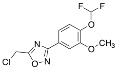 5-(Chloromethyl)-3-[4-(difluoromethoxy)-3-methoxyphenyl]-1,2,4-oxadiazole