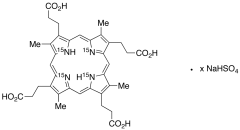 Coproporphyrin I-15N4 Sodium BIsulfate Salt (>80%, contains up to 15% Coproporphryi