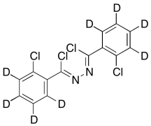 2-Chloro-N-[chloro(2-chlorophenyl)methylene]benzenecarbohydrazonoyl Chloride-d8