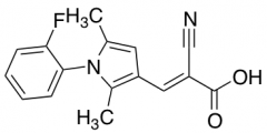 2-Cyano-3-[1-(2-fluorophenyl)-2,5-dimethyl-1H-pyrrol-3-yl]prop-2-enoic Acid
