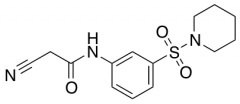 2-Cyano-N-[3-(piperidine-1-sulfonyl)phenyl]acetamide