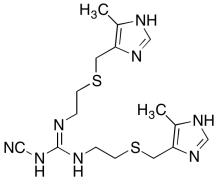 N-Cyano-N&rsquo;,N&rdquo;-bis[2-[[(5-methyl-1H-imidazol-4-yl)methyl]thio]ethyl]gua