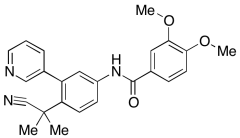 N-[4-(1-Cyano-1-methylethyl)-3-(3-pyridinyl)phenyl]-3,4-dimethoxybenzamide