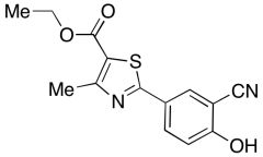 2-(3-Cyano-4-hydroxyphenyl)-4-methyl-1,3-thiazole-5-carboxylic Acid Ethyl Ester