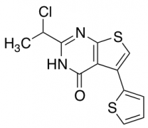 2-(1-Chloroethyl)-5-(thiophen-2-yl)-3H,4H-thieno[2,3-d]pyrimidin-4-one