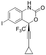 (S)-4-(cyclopropylethynyl)-6-iodo-4-(trifluoromethyl)-1H-benzo[d][1,3]oxazin-2(4H)-one