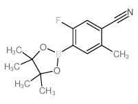 4-Cyano-2-fluoro-5-methylphenylboronic acid, pinacol ester