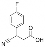 3-Cyano-3-(4-fluoro-phenyl)-propionic Acid