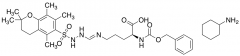 Cyclohexanaminium (2S)-2-{[(Benzyloxy)carbonyl]amino}-5-{1-[(2,2,5,7,8-pentamethyl-3,4-dih