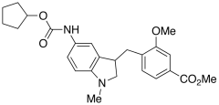 4-[[5-[[(Cyclopentyloxy)carbonyl]amino]-1-methyl-1H-indol-3-yl]methyl]-3-methoxy-benzoic A