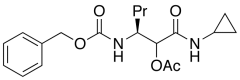 N-[(1S)-1-[2-(Cyclopropylamino)-1-acetyloxy-2-oxoethyl]butyl]carbamic Acid Benzyl Ester