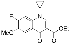 1-Cyclopropyl-1,4-dihydro-7-fluoro-6-methoxy-4-oxo-3-quinolinecarboxylic Acid Ethyl Ester
