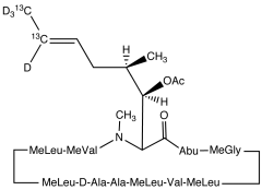 Cyclosporin A-13C2,d4 Acetate