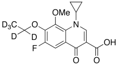 1-Cyclopropyl-6-fluoro-1,4-dihydro-7-ethoxy-8-methoxy-4-oxo-3-quinolinecarboxylic Acid-d5