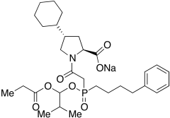(4S)-4-Cyclohexyl-1-[(RS)-1-hydroxy-2-methylpropoxy](4-phenylbutyl)phosphinyl]-acetyl-L-pr