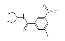 N-Cyclopentyl 3-bromo-5-nitrobenzamide