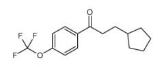 3-Cyclopentyl-1-[4-(trifluoromethoxy)phenyl]propan-1-one
