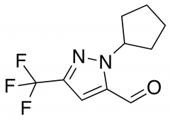 2-Cyclopentyl-5-(trifluoromethyl)pyrazole-3-carbaldehyde