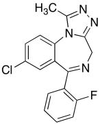 8-Chloro-6-(2-fluorophenyl)-1-methyl-4H-[1,2,4]triazolo[4,3-a][1,4]benzodiazepine
