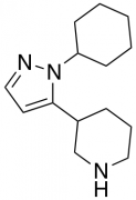 3-(1-cyclohexyl-1H-pyrazol-5-yl)piperidine