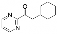 2-cyclohexyl-1-(pyrimidin-2-yl)ethan-1-one