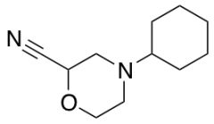 4-cyclohexylmorpholine-2-carbonitrile