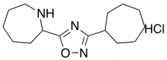 2-(3-cycloheptyl-1,2,4-oxadiazol-5-yl)azepane hydrochloride