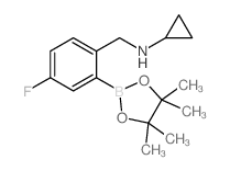 2-(Cyclopropylaminomethyl)-5-fluorophenylboronic acid, pinacol ester