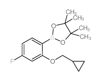 2-(2-Cyclopropylmethoxy-4-fluorophenyl)-4,4,5,5-tetramethyl[1,3,2]dioxaborolane