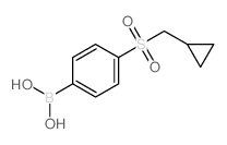 4-(Cyclopropylmethylsulfonyl)phenylboronic acid