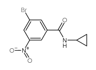 N-Cyclopropyl 3-bromo-5-nitrobenzamide